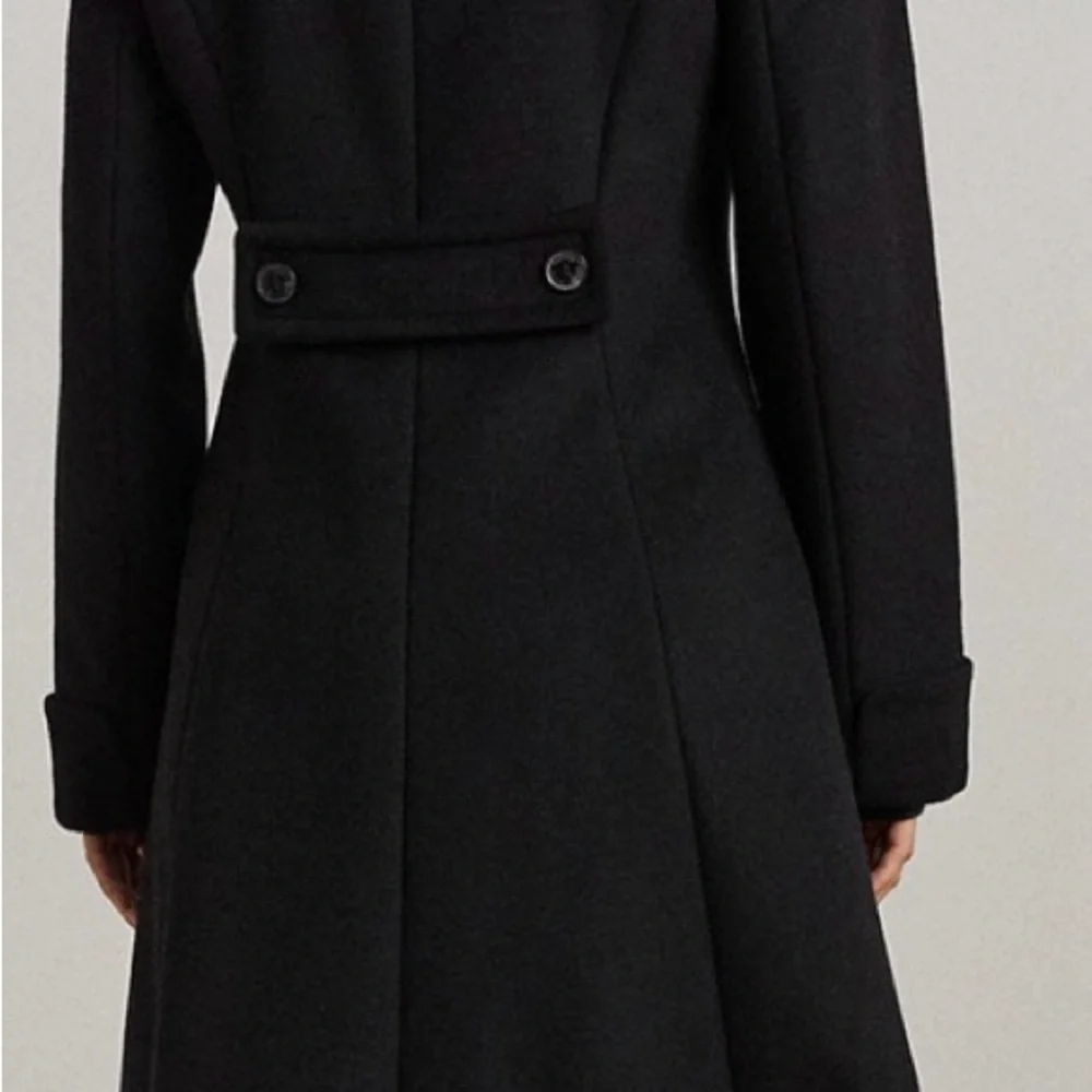 Ralph Lauren Black Trench Coat - Picture 7 of 8
